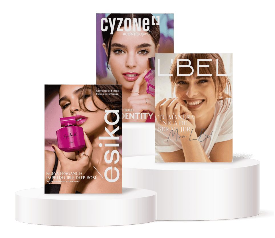 Catálogos de venta ésika, LBEL y Cyzone